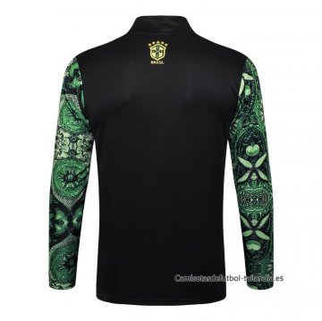 Chandal de Sudadera del Brasil Jesus 2024-2025 Verde