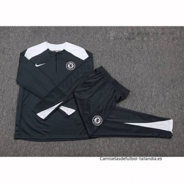Chandal de Sudadera del Chelsea 2025-2026 Negro