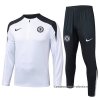 Chandal de Sudadera del Chelsea Nino 2025-2026 Blanco Chandal de Sudadera del Chelsea Nino 2025-2026 Blanco