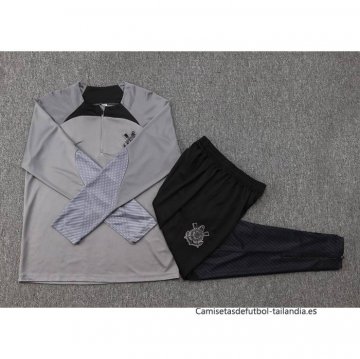 Chandal de Sudadera del Corinthians 2024-2025 Gris