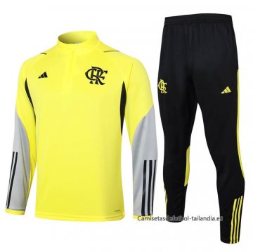 Chandal de Sudadera del Flamengo 2024-2025 Amarillo Chandal de Sudadera del Flamengo 2024-2025 Amarillo