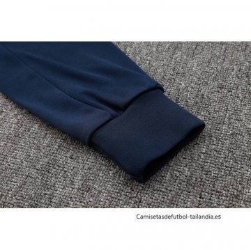 Chandal de Sudadera del Francia 2024-2025 Azul Oscuro