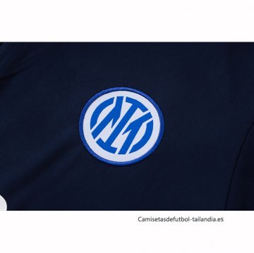 Chandal de Sudadera del Inter Milan Nino 2026-2027 Azul Oscuro