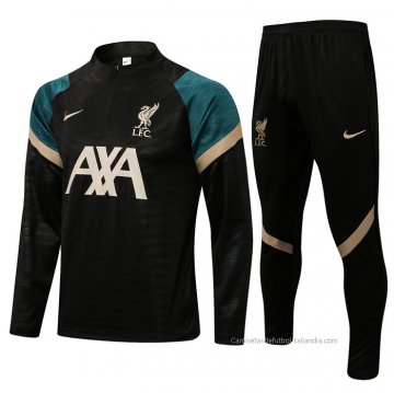 Chandal de Sudadera del Liverpool 2021-2022 Negro Chandal de Sudadera del Liverpool 2021-2022 Negro