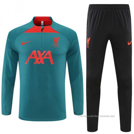 Chandal de Sudadera del Liverpool 2022-2023 Verde - Haga un click en la imagen para cerrar