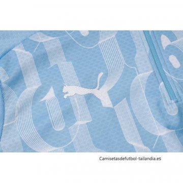 Chandal de Sudadera del Manchester City 2024-2025 Azul