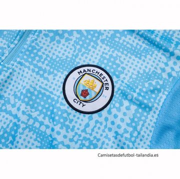 Chandal de Sudadera del Manchester City Nino 2025-2026 Azul