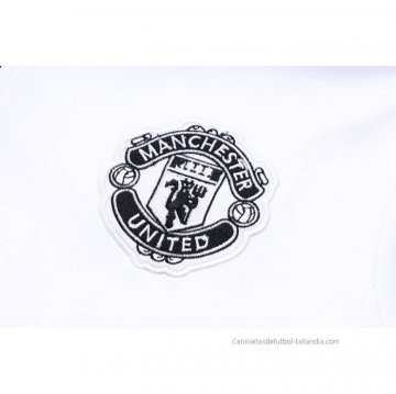 Chandal de Sudadera del Manchester United 2023-2024 Blanco