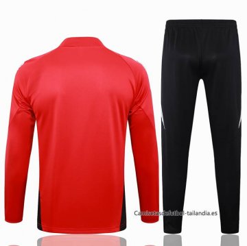 Chandal de Sudadera del Manchester United 2024-2025 Rojo