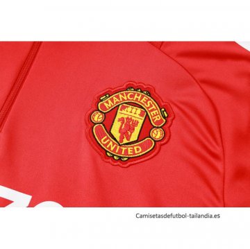 Chandal de Sudadera del Manchester United 2024-2025 Rojo