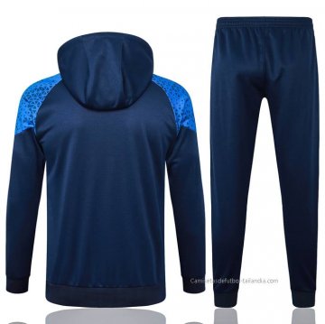 Chandal de Sudadera del Olympique Marsella 2023-2024 Azul Oscuro