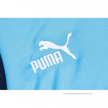Chandal de Sudadera del Olympique Marsella 2023-2024 Azul Claro