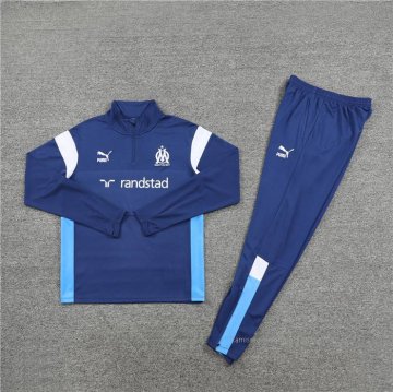 Chandal de Sudadera del Olympique Marsella Nino 2023-2024 Azul