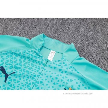 Chandal de Sudadera del Olympique Marsella Nino 2023-2024 Verde