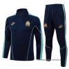 Chandal de Sudadera del Olympique Marsella Nino 2025-2026 Azul Verde