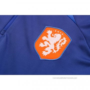 Chandal de Sudadera del Paises Bajos 2022-2023 Azul