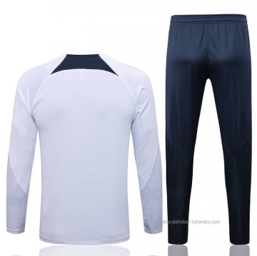Chandal de Sudadera del Paris Saint-Germain 2022-2023 Blanco