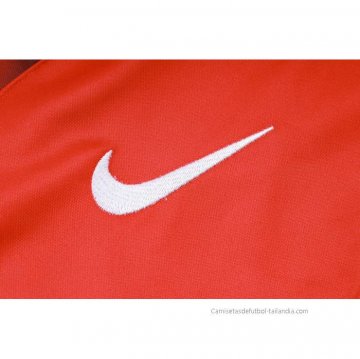 Chandal de Sudadera del Paris Saint-Germain 2023-2024 Rojo y Azul