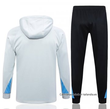 Chandal de Sudadera del Paris Saint-Germain 2024-2025 Gris
