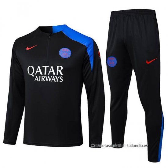 Chandal de Sudadera del Paris Saint-Germain Nino 2025-2026 Negro - Haga un click en la imagen para cerrar