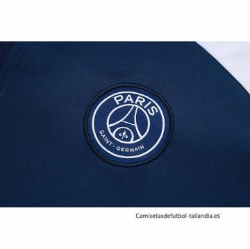 Chandal de Sudadera del Paris Saint-Germain Nino 2025-2026 Azul Blanco