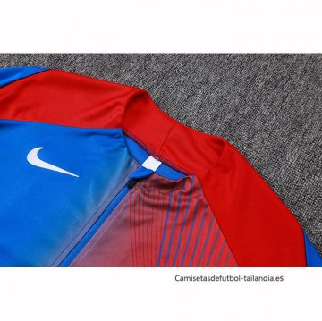 Chandal de Sudadera del Paris Saint-Germain Nino 2025-2026 Azul Rojo