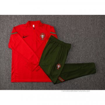 Chandal de Sudadera del Portugal 2021-2022 Rojo