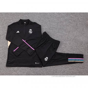 Chandal de Sudadera del Real Madrid 2023-2024 Negro