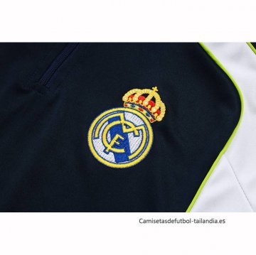 Chandal de Sudadera del Real Madrid 2025-2026 Negro Blanco