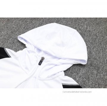 Chandal de Sudadera del Real Madrid Nino 2023-2024 Blanco
