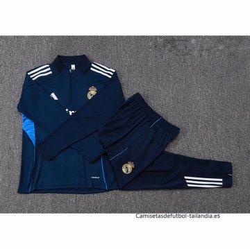 Chandal de Sudadera del Real Madrid Nino 2025-2026 Azul