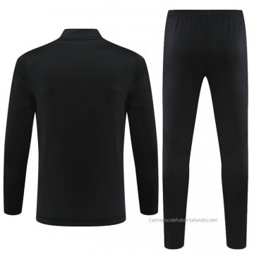 Chandal de Sudadera del Real Madrid Nino 2023-2024 Negro