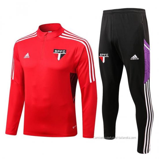 Chandal de Sudadera del Sao Paulo 2022-2023 Rojo - Haga un click en la imagen para cerrar