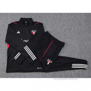 Chandal de Sudadera del Sao Paulo 2023-2024 Negro