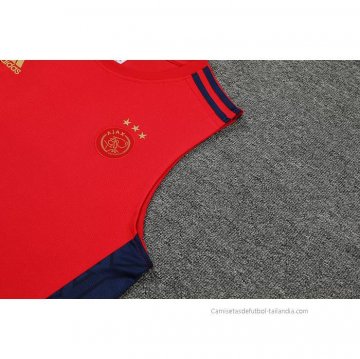 Chandal del Ajax Sin Mangas 2022-2023 Rojo