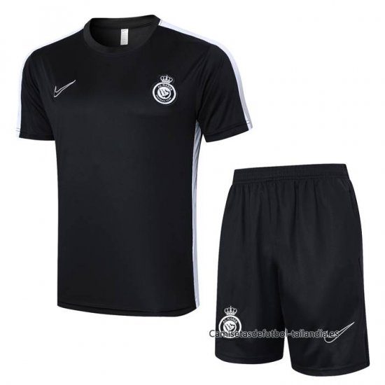 Chandal del Al Nassr Manga Corta 2024-2025 Negro - Pantalon Corto - Haga un click en la imagen para cerrar