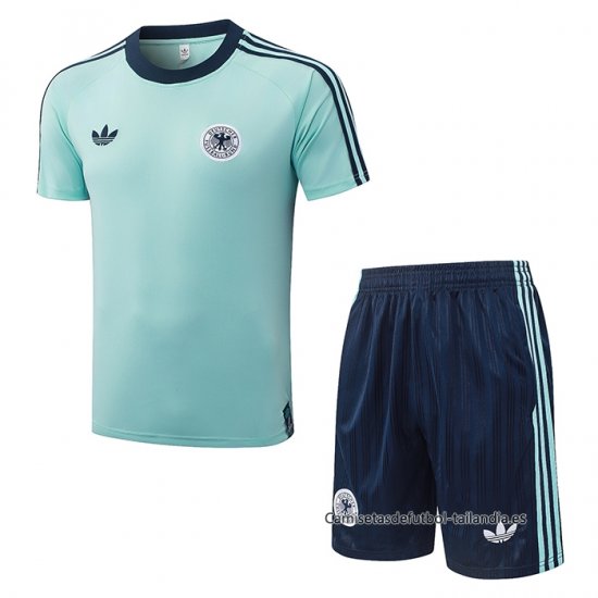 Chandal del Alemania Manga Corta 2026-2027 Verde - Pantalon Corto - Haga un click en la imagen para cerrar