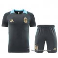 Chandal del Argentina Manga Corta 2024-2025 Gris - Pantalon Corto