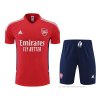 Chandal del Arsenal Manga Corta 2022-2023 Rojo - Pantalon Corto Chandal del Arsenal Manga Corta 2022-2023 Rojo - Pantalon Corto