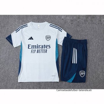 Chandal del Arsenal Manga Corta 2025-2026 Gris - Pantalon Corto