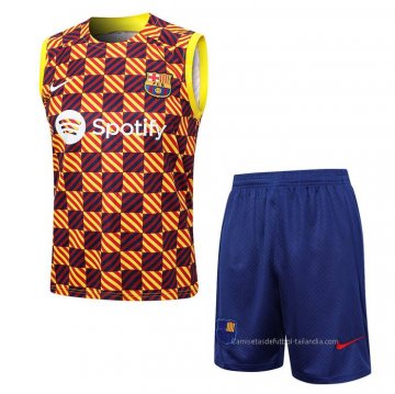 Chandal del Barcelona Sin Mangas 2023-2024 Amarillo Chandal del Barcelona Sin Mangas 2023-2024 Amarillo