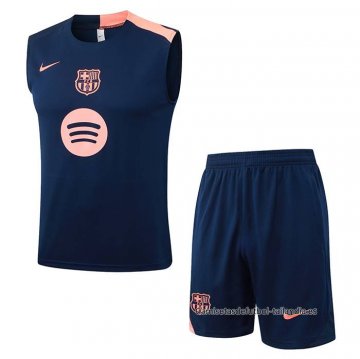 Chandal del Barcelona Sin Mangas 2025-2026 Azul Rosa Chandal del Barcelona Sin Mangas 2025-2026 Azul Rosa