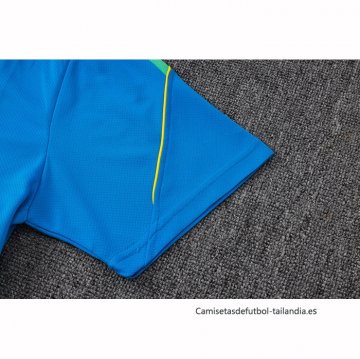 Chandal del Brasil Manga Corta 2026-2027 Azul - Pantalon Corto