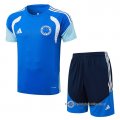 Chandal del Cruzeiro Manga Corta 2025-2026 Azul - Pantalon Corto