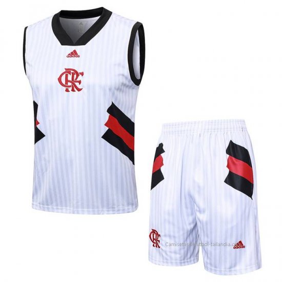 Chandal del Flamengo Sin Mangas 2023-2024 Blanco - Haga un click en la imagen para cerrar