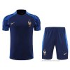 Chandal del Francia Manga Corta 2022-2023 Azul - Pantalon Corto Chandal del Francia Manga Corta 2022-2023 Azul - Pantalon Corto
