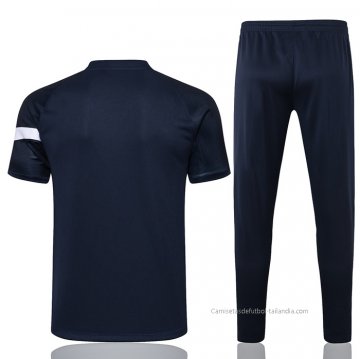 Chandal del Francia Manga Corta 2021-2022 Azul