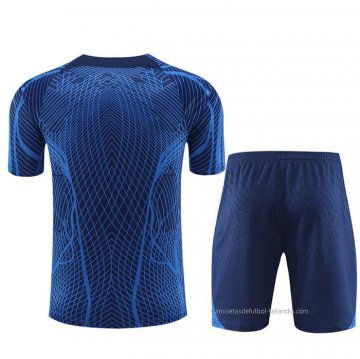 Chandal del Francia Manga Corta 2022-2023 Azul Oscuro - Pantalon Corto