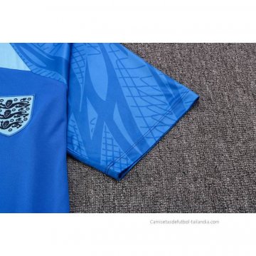 Chandal del Inglaterra Manga Corta 2022-2023 Azul