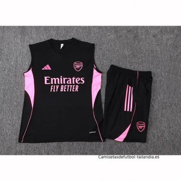 Chandal del Inter Miami Sin Mangas 2025-2026 Negro Rosa